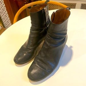 Isabel Marant Black leather ankle boots